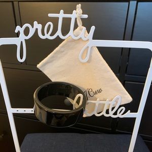 🔴 J. Crew Black Bangle!